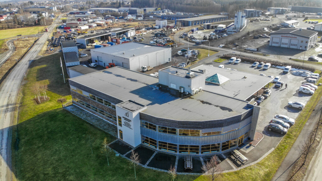 AE Gruppens lokaler på Myrerskog i Spydeberg